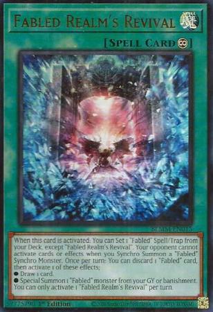 Fabled Realm's Revival (BLMM-EN015) - Battles of Legend: Monster Mayhem Ultra Rare 1st Edition