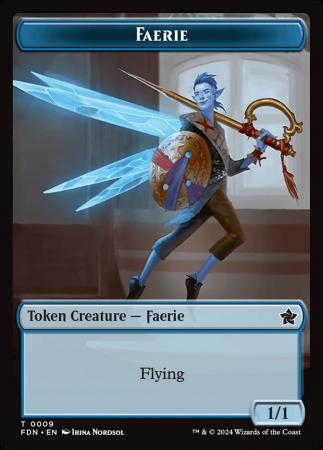 Faerie // Zombie Double-Sided Token - 9 // 15