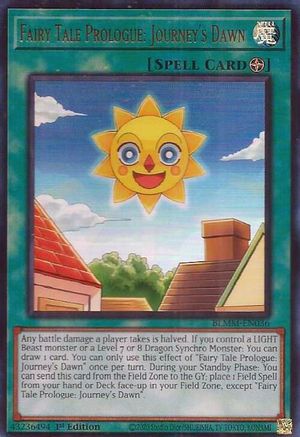 Fairy Tale Prologue: Journey's Dawn (BLMM-EN036) - Battles of Legend: Monster Mayhem Ultra Rare 1st Edition