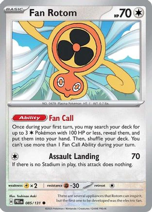 Fan Rotom - 085/131 - Common