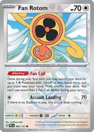 Fan Rotom - 085/131 - Common Master Ball Reverse Holo