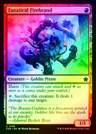 Fanatical Firebrand - 0195 - Foil