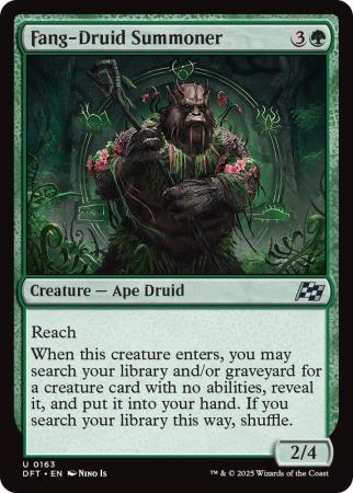 Fang-Druid Summoner - 0163