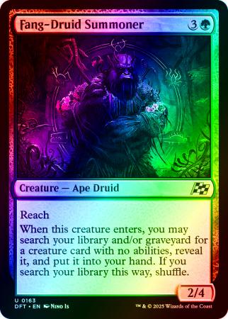 Fang-Druid Summoner - 0163 - Foil