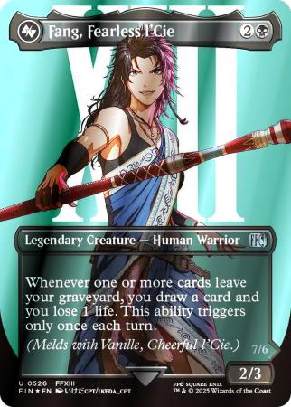 Fang, Fearless l'Cie (Borderless) (Surge Foil) - 0526 - Foil