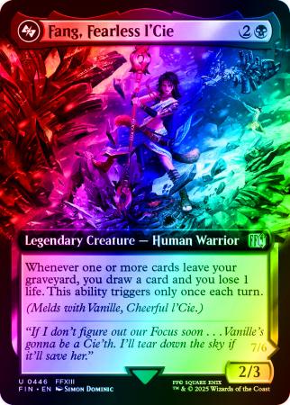 Fang, Fearless l'Cie (Extended Art) - 0446 - Foil