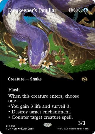 Fangkeeper's Familiar (Borderless) - 0357