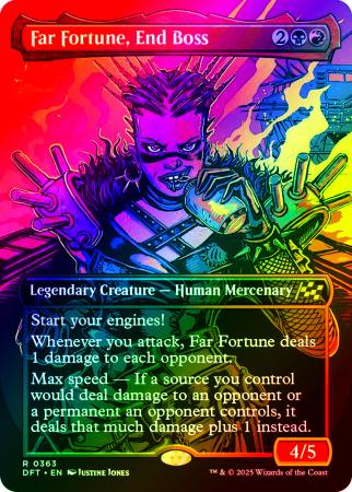 Far fortune, End Boss (Borderless) - 0363 - Foil