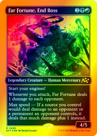 Far fortune, End Boss (First-Place Foil) - 0480 - Foil
