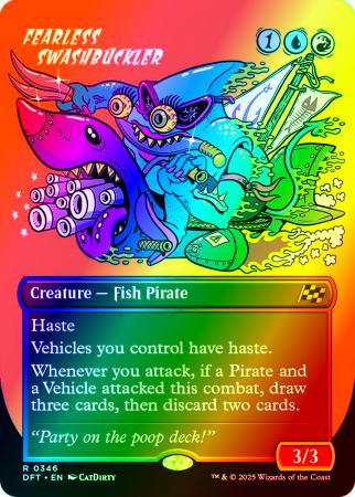 Fearless Swashbuckler (Borderless) - 0346 - Foil