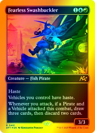 Fearless Swashbuckler (First-Place Foil) - 0481 - Foil