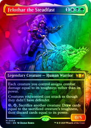 Felothar the Steadfast (Borderless) - 0004 - Foil