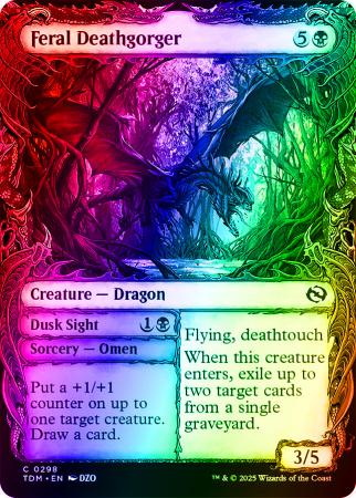 Feral Deathgorger (Showcase) - 0298 - Foil