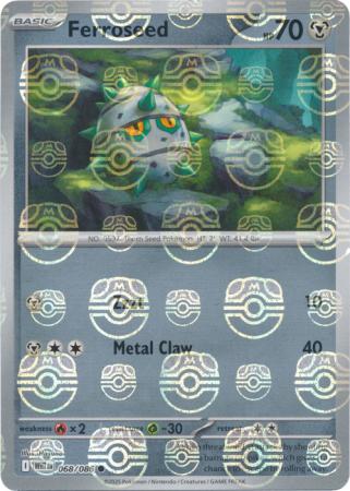 Ferroseed (Master Ball Pattern) - 068/086 - Common Reverse Holo