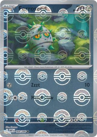 Ferroseed (Poke Ball Pattern) - 068/086 - Common Reverse Holo