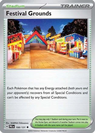 Festival Grounds - 108/131 - Uncommon Reverse Holo