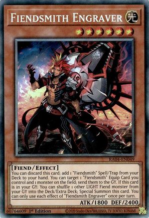 Fiendsmith Engraver (PCR) (RA04-EN049) - Quarter Century Stampede Collector's Rare 1st Edition