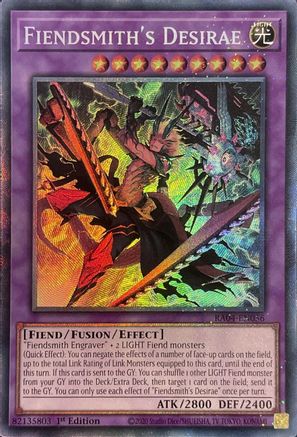 Fiendsmith's Desirae (PCR) (RA04-EN056) - Quarter Century Stampede Collector's Rare 1st Edition