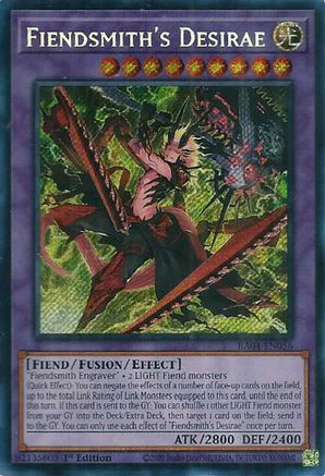 Fiendsmith's Desirae (Secret Rare) (RA04-EN056) - Quarter Century Stampede Secret Rare 1st Edition
