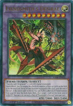 Fiendsmith's Desirae (UR) (RA04-EN056) - Quarter Century Stampede Ultra Rare 1st Edition