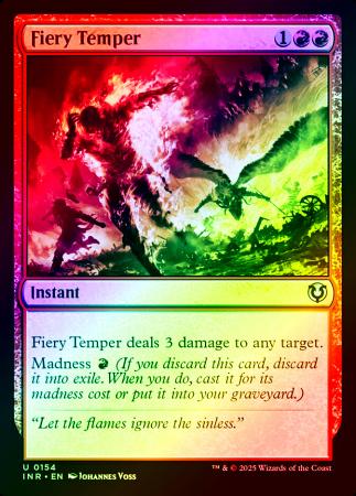 Fiery Temper - 0154 - Foil