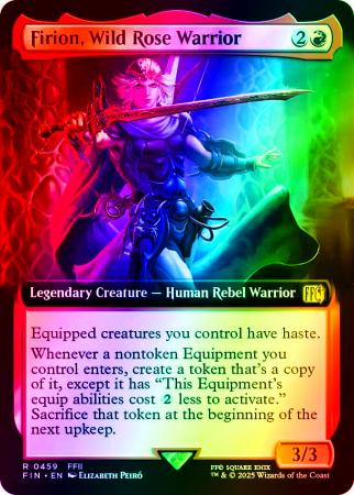 Firion, Wild Rose Warrior (Extended Art) - 0459 - Foil