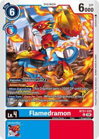 Flamedramon - BT21-035 U - Uncommon
