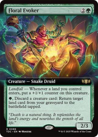 Floral Evoker (Extended Art) - 0086