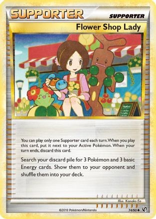 Flower Shop Lady 074/90 Undaunted - Uncommon