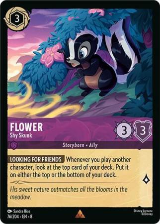 Flower - Shy Skunk - 076/204 - Rare