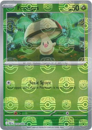 Foongus (Master Ball Pattern) - 010/086 - Common Reverse Holo