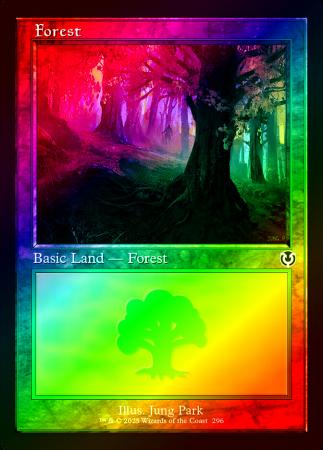 Forest (296) (Retro Frame) - 0296 - Foil