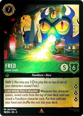 Fred - Giant-Sized - 098/204 - Rare Cold Foil