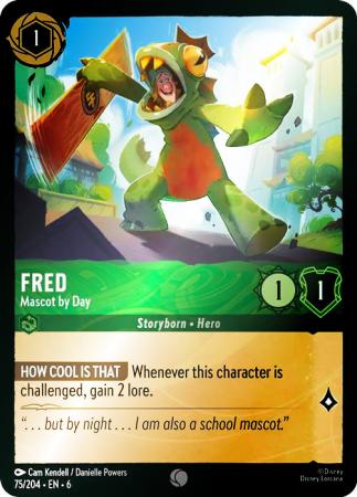 Fred - Mascot by Day - 75/204 - Common Cold Foil