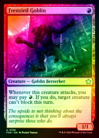 Frenzied Goblin - 0199 - Foil
