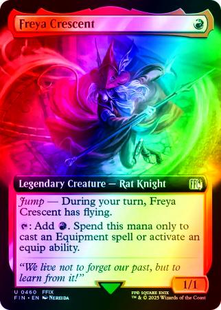 Freya Crescent (Extended Art) - 0460 - Foil