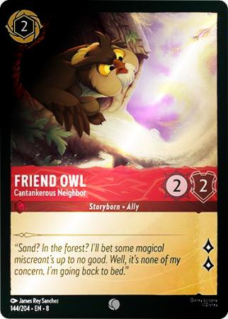 Friend Owl - Cantankerous Neighbor - 144/204 - Common Cold Foil