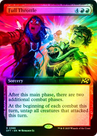 Full Throttle (Extended Art) - 0386 - Foil