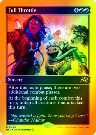 Full Throttle (First-Place Foil) - 0460 - Foil