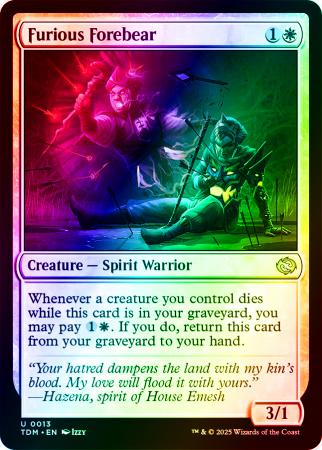 Furious Forebear - 0013 - Foil