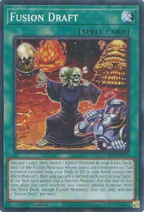 Fusion Draft (DOOD-EN070) - Doom of Dimensions Common / Short Print 1st Edition