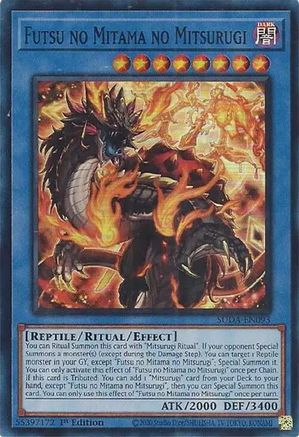 Futsu no Mitama no Mitsurugi (SUDA-EN093) - Supreme Darkness Super Rare 1st Edition