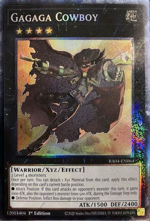 Gagaga Cowboy (PCR) (RA04-EN064) - Quarter Century Stampede Collector's Rare 1st Edition