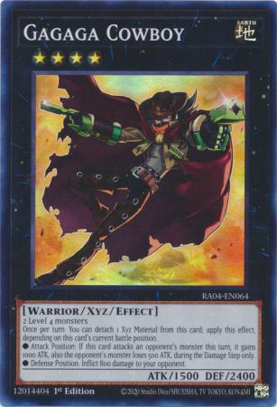 Gagaga Cowboy (RA04-EN064) - Quarter Century Stampede Super Rare 1st Edition
