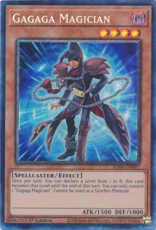 Gagaga Magician (PCR) (RA04-EN007) - Quarter Century Stampede Collector's Rare 1st Edition