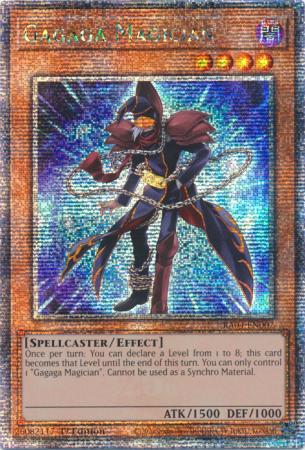 Gagaga Magician (Quarter Century Secret Rare) (RA04-EN007) - Quarter Century Stampede Quarter Century Secret Rare 1st Edition