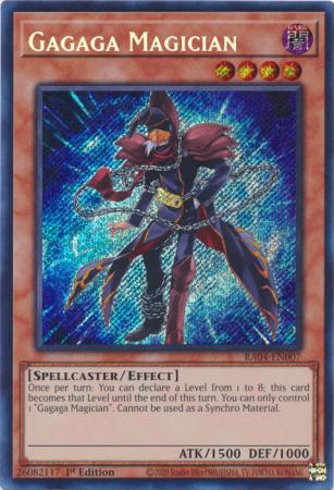 Gagaga Magician (Secret Rare) (RA04-EN007) - Quarter Century Stampede Secret Rare 1st Edition