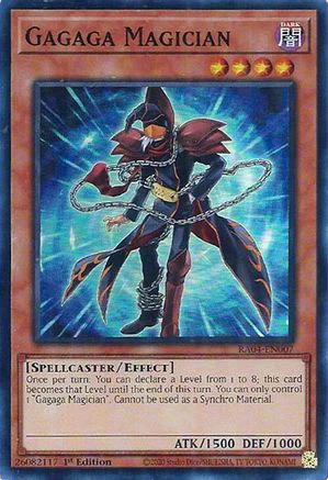 Gagaga Magician (RA04-EN007) - Quarter Century Stampede Super Rare 1st Edition