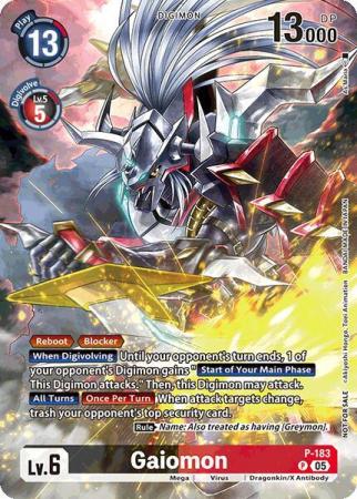 Gaiomon (BT-21: Illustration Celebration Pack) - P-183 P - Promo