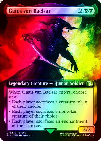 Gaius van Baelsar (Extended Art) - 0447 - Foil